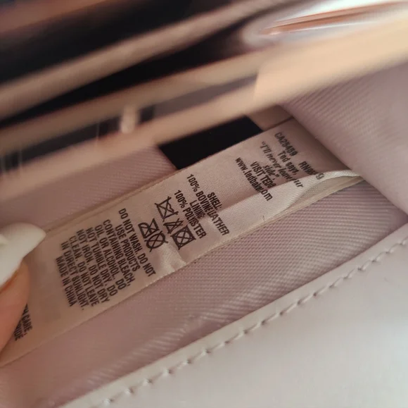 TED BAKER Leather Light Pink Purse Card Cash Holder Pearl &  Rustal Bobbles VGC - Picture 5 of 15